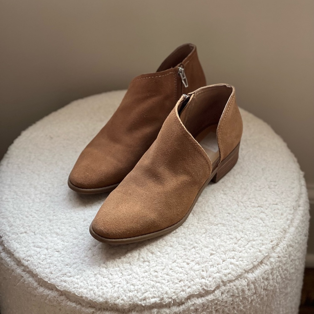 Dolce Vita Leather Suede Booties